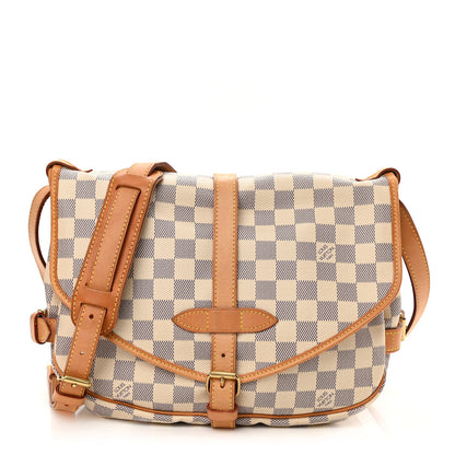 Louis Vuitton Damier Azur Saumur MM 1 of 9