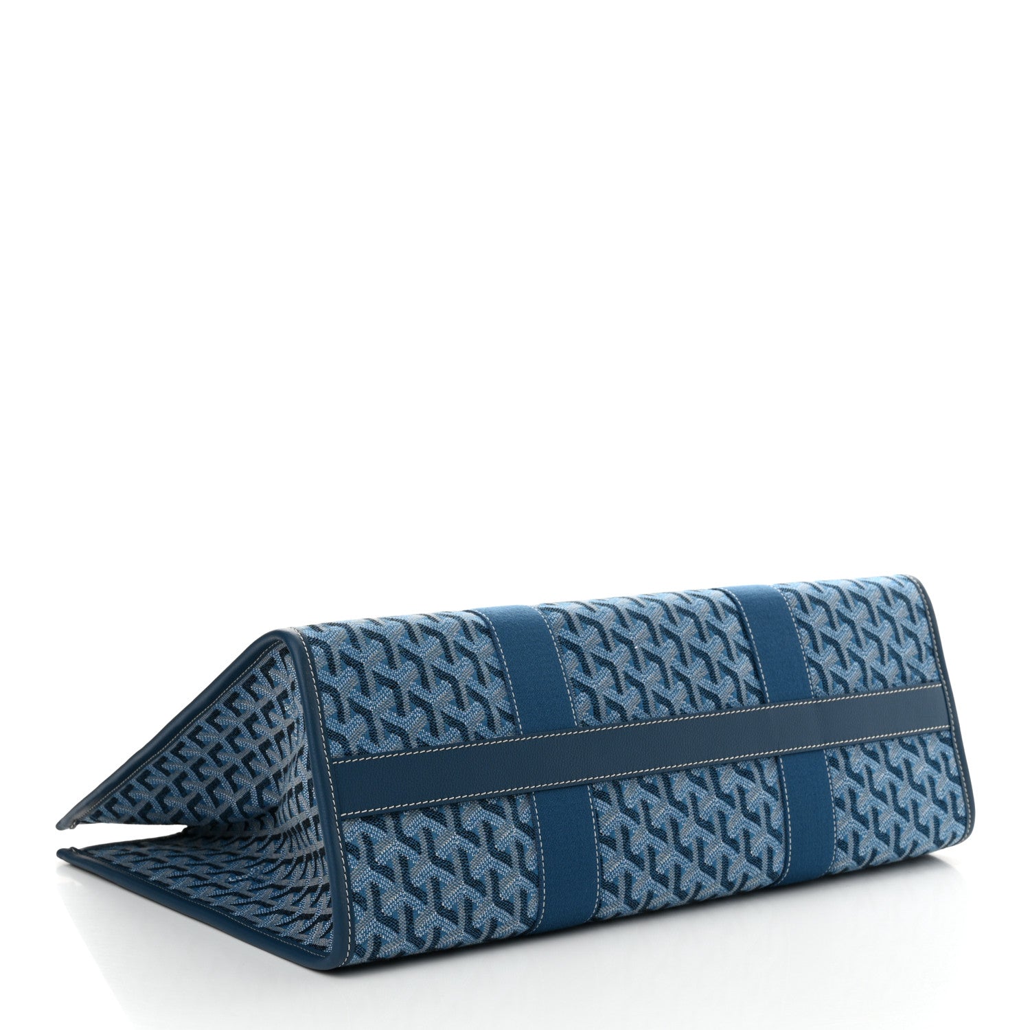 Goyard Goyardine Villette MM Tote Ocean Blue 3 of 10