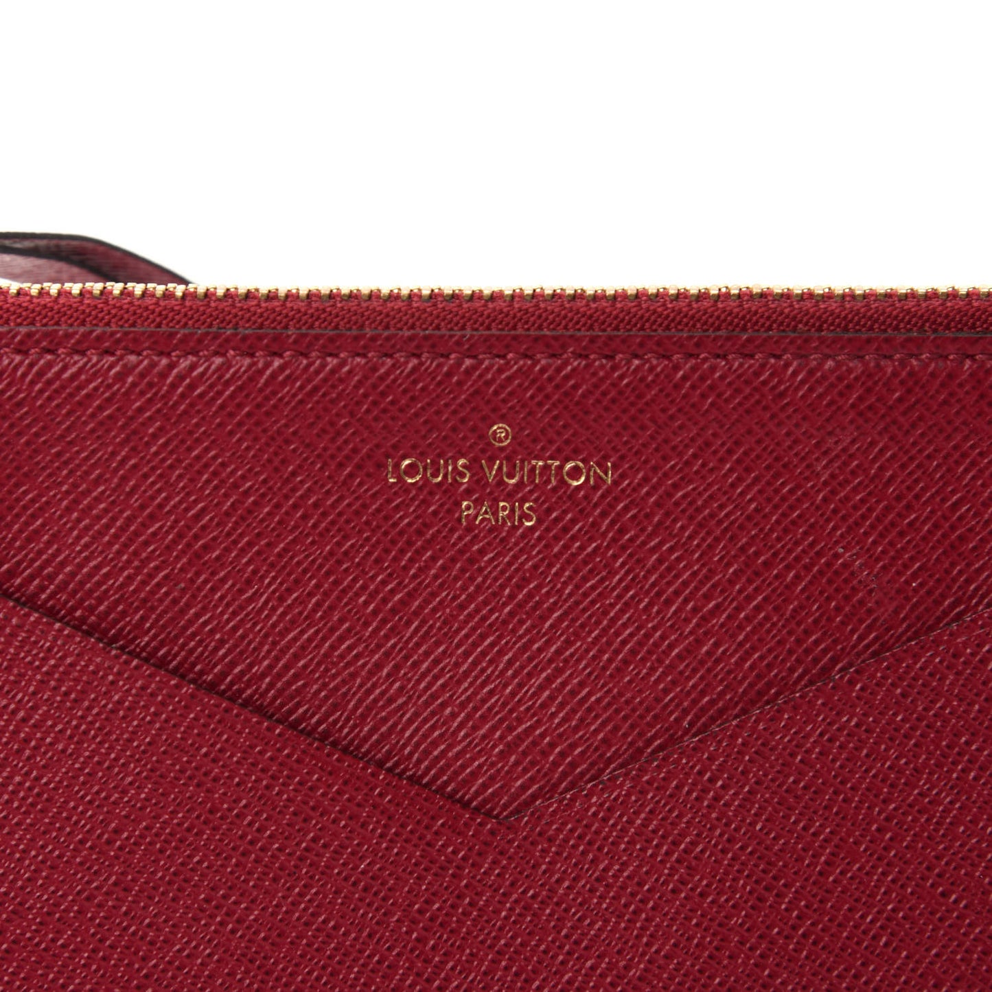 Calfskin Jeanne Wallet Zippered Insert Fuchsia