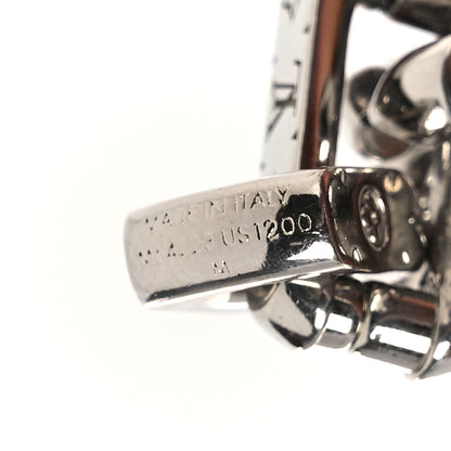 Louis Vuitton Monogram Chain Bracelet M Silver 7 of 8