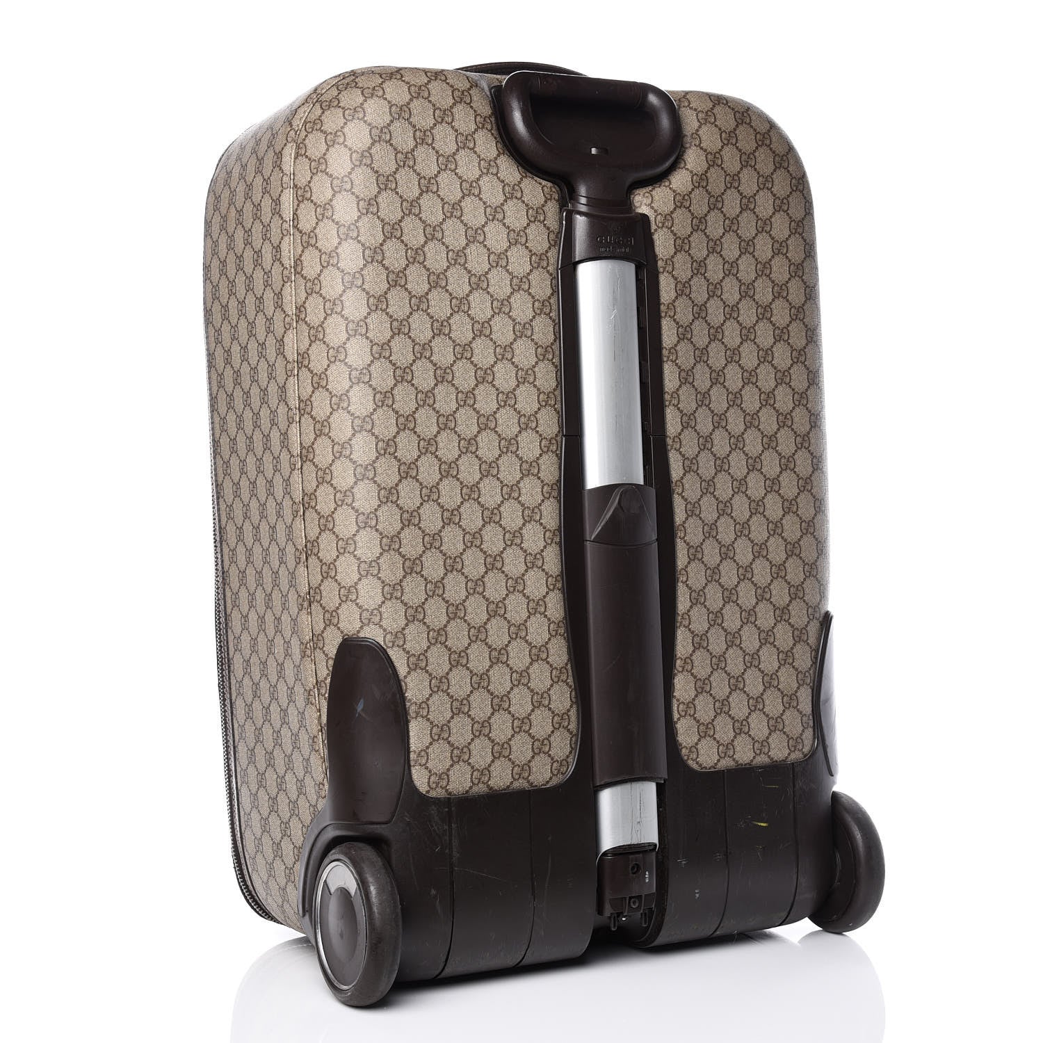 Gucci GG Plus Monogram Trolley Suitcase Dark Brown 3 of 26