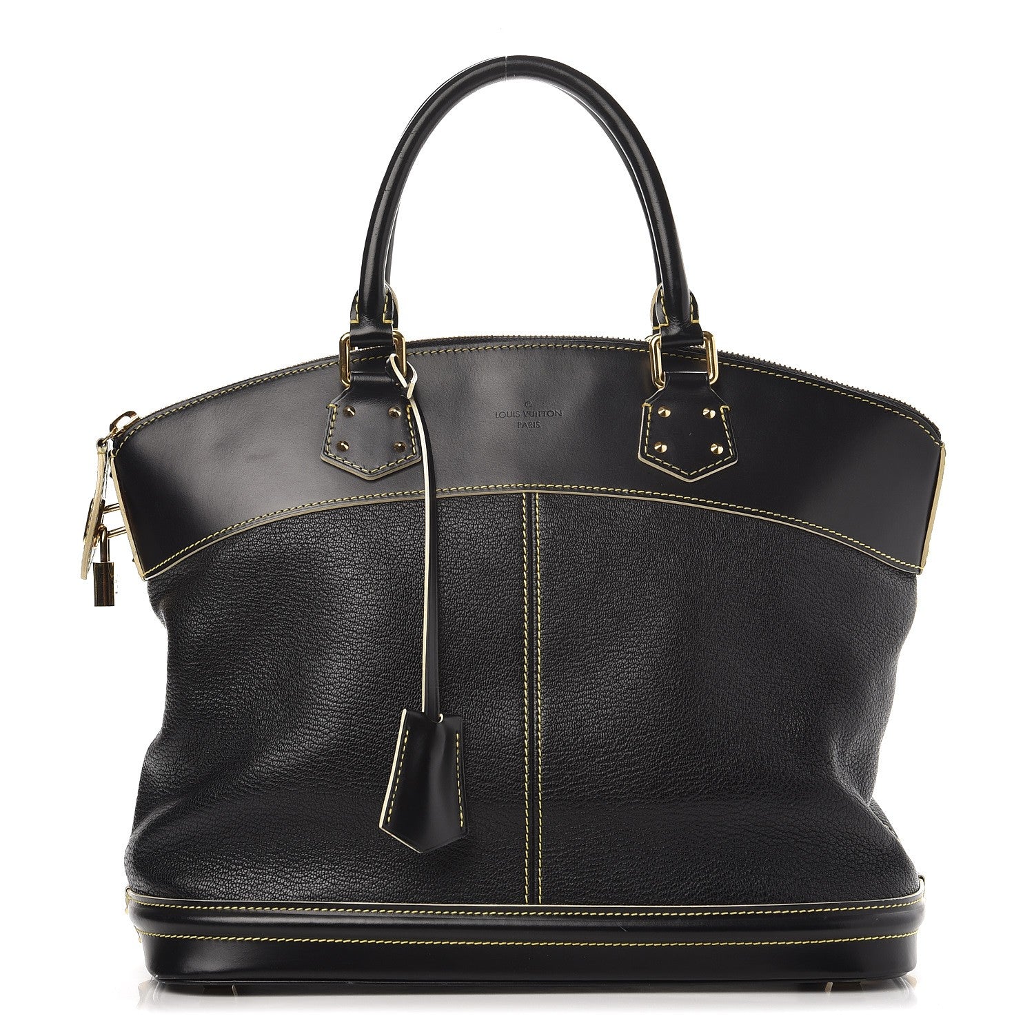 Louis Vuitton Suhali Lockit MM Black 1 of 12