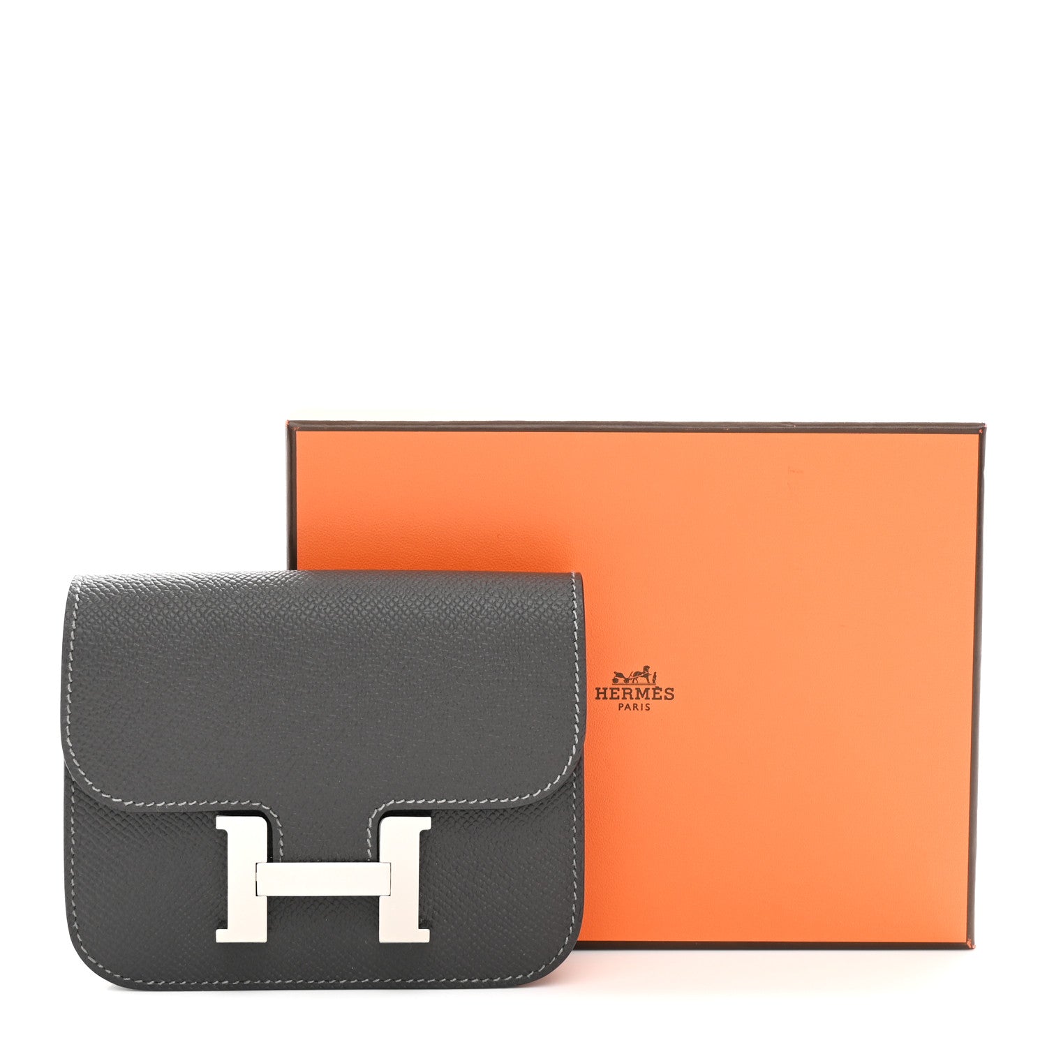 Hermes Epsom Constance Slim Wallet Ardoise 9 of 9