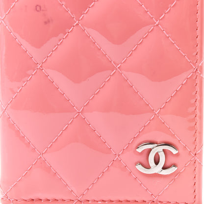 Chanel Patent Quilted Card Holder Wallet Light Pink 11 of 11