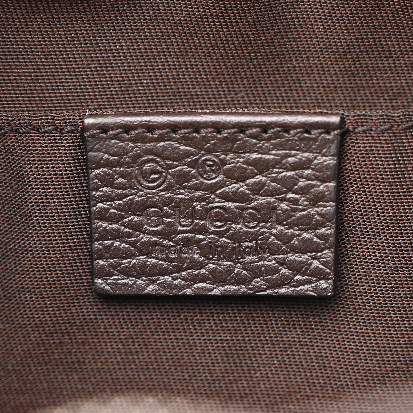 Monogram Belt Bag Dark Brown