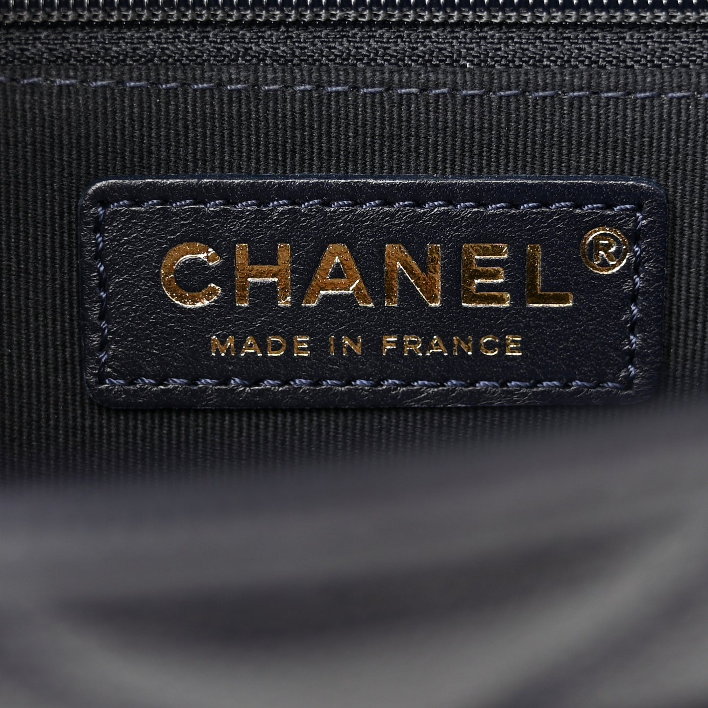 Caviar Quilted Small School Memory Top Handle Flap Navy