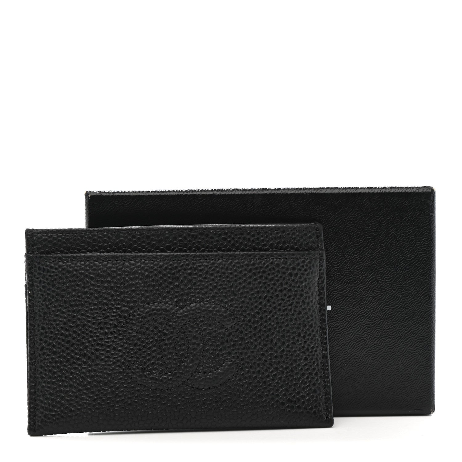 Chanel Caviar Timeless CC Card Holder Black 9 of 9
