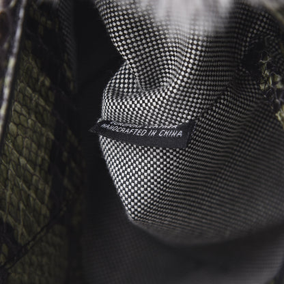 Alexander Wang Rabbit Fur Snakeskin Mini Roxy Bucket Grey 8 of 13