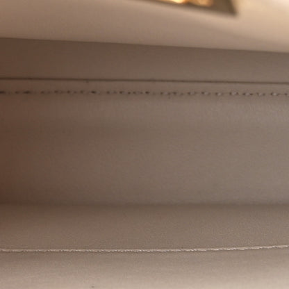 Fendi Glazed Fabric Nappa FF Disco Girls Inlay Mini Peekaboo Iconic Satchel Bianco Perla Multicolor 6 of 11