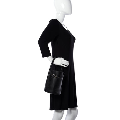 Celine Supple Grained Calfskin Nano Big Bag Bucket Black 3 of 16