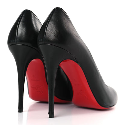 Christian Louboutin Calfskin Fifi 100 Pumps 38 Black 4 of 10