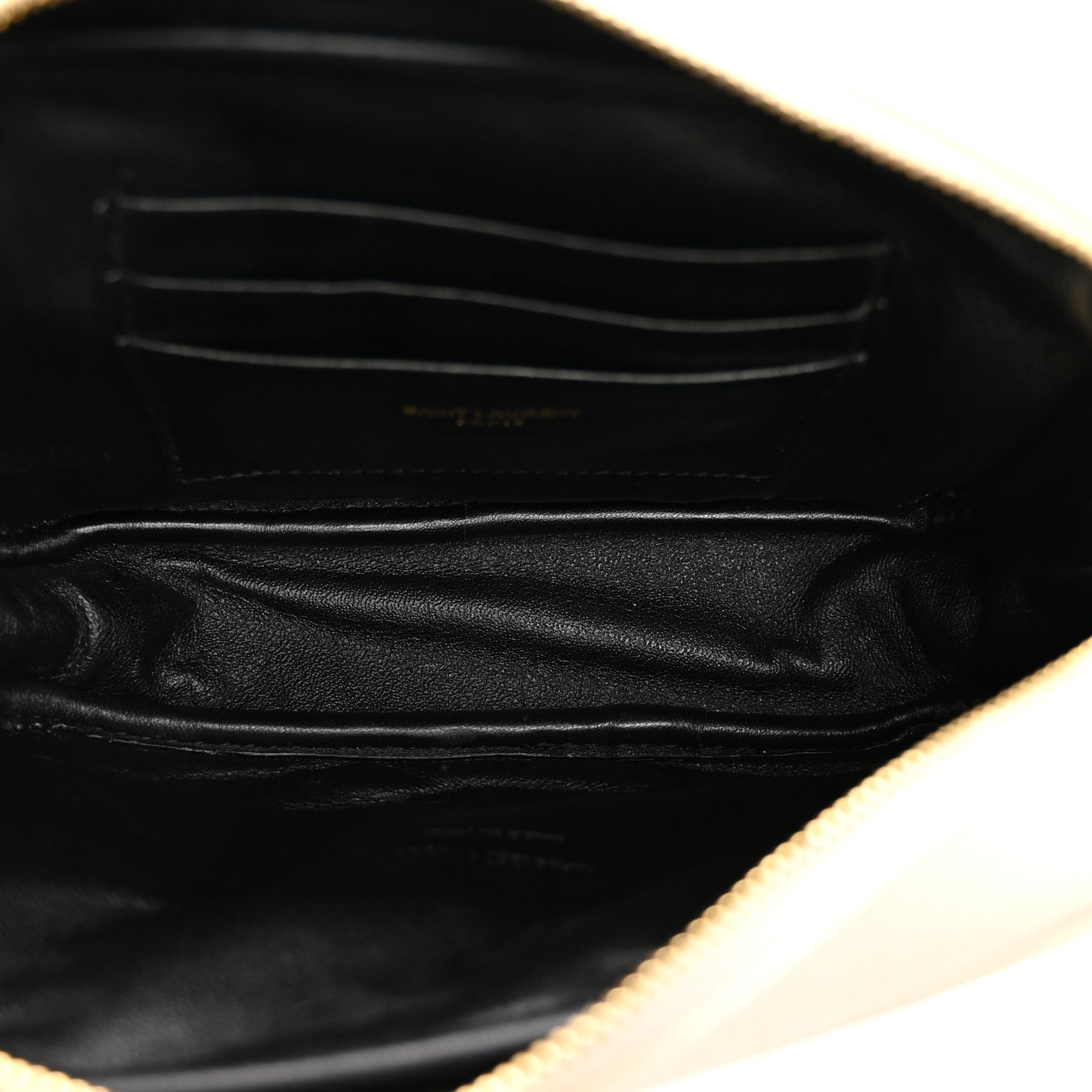 Grain De Poudre Matelasse Monogram Mini Lou Camera Bag Crema Soft