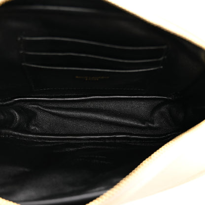 Saint Laurent Grain De Poudre Matelasse Monogram Mini Lou Camera Bag Crema Soft 5 of 10
