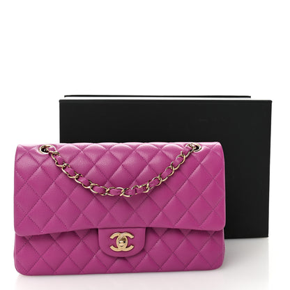 Chanel Caviar Quilted Medium Double Flap Purple 11 of 11