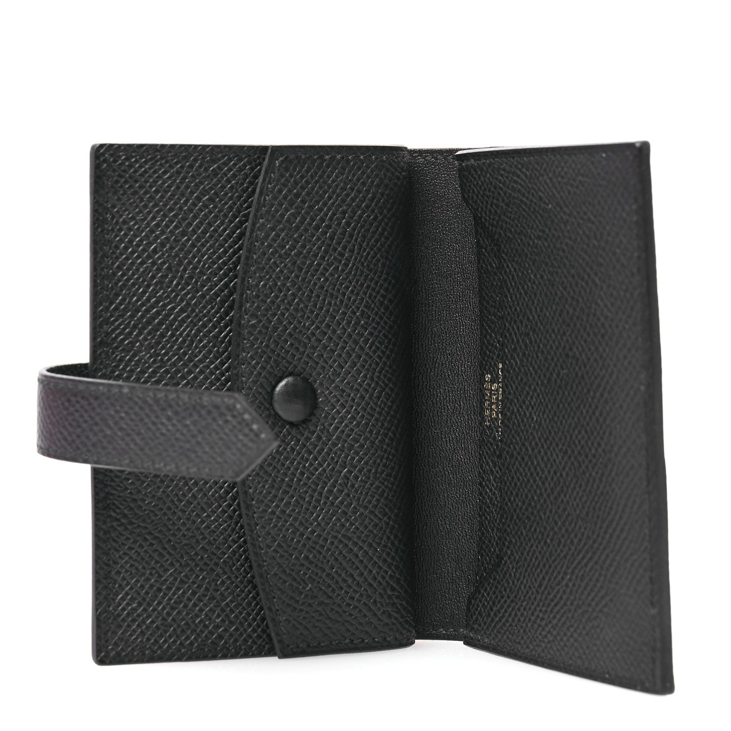 Hermes Epsom Mini Bearn Wallet Black 5 of 8
