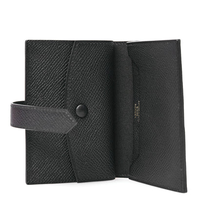 Hermes Epsom Mini Bearn Wallet Black 5 of 8