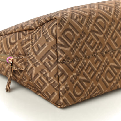 Fendi X SKIMS Nylon Medium Trapezoid Beauty Pouch Sand 8 of 9