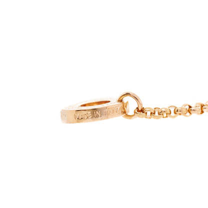 Bulgari 18K Rose Gold Diamond Small B.Zero1 Pave Pendant Necklace 8 of 9