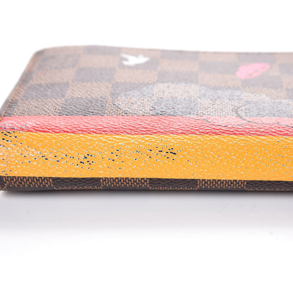 Louis Vuitton Damier Ebene 2015 Christmas Animation Zippy Wallet Poppy 23 of 28