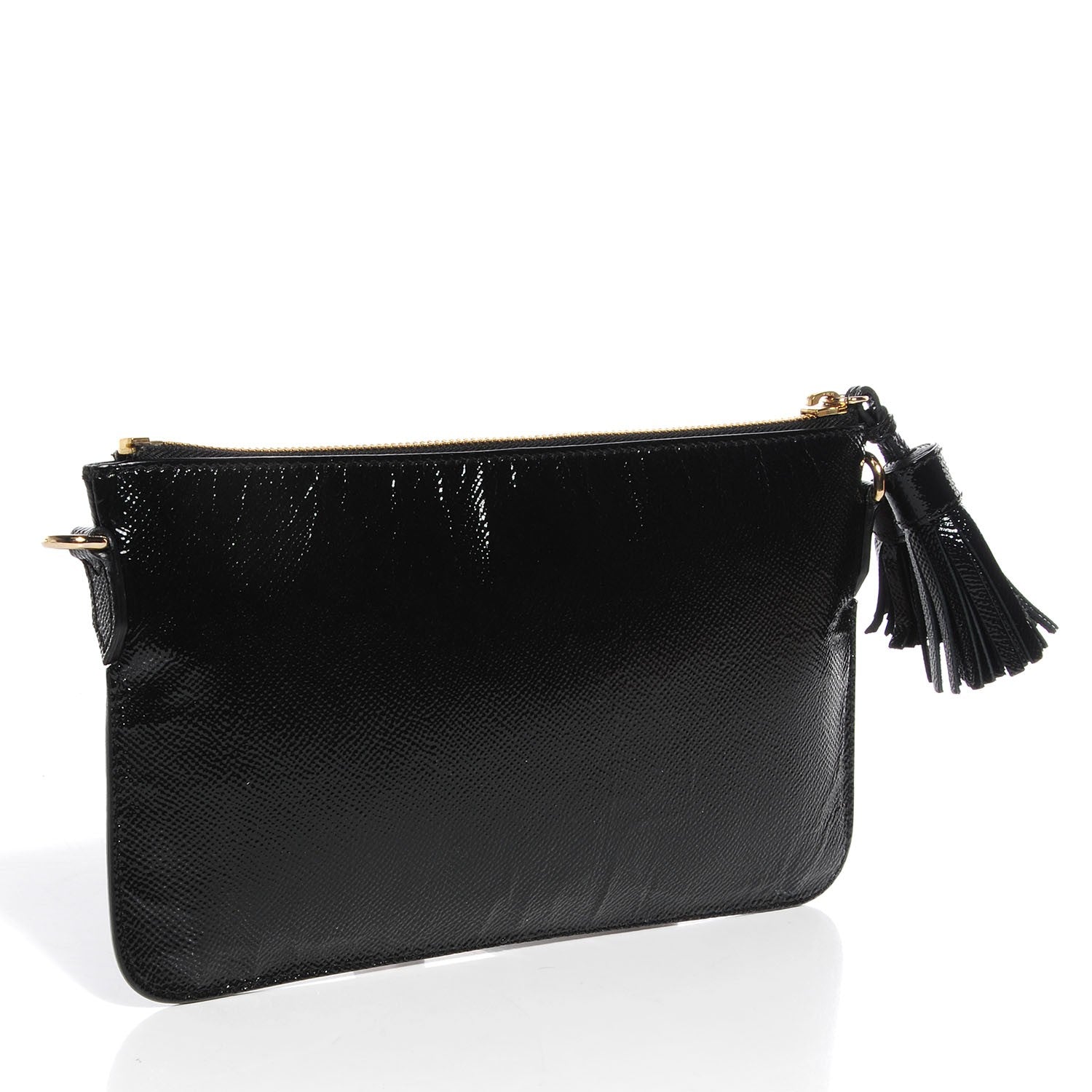 Burberry London Leather Peyton Crossbody Clutch Bag Black 3 of 9
