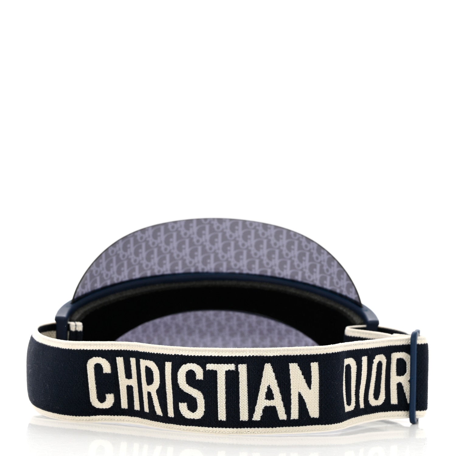 Christian Dior Oblique DiorClub V1U Sun Visor Blue 6 of 8