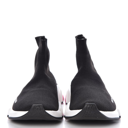 Balenciaga Neoprene Knit Womens Speed Sneakers 39 Black Pink 2 of 9