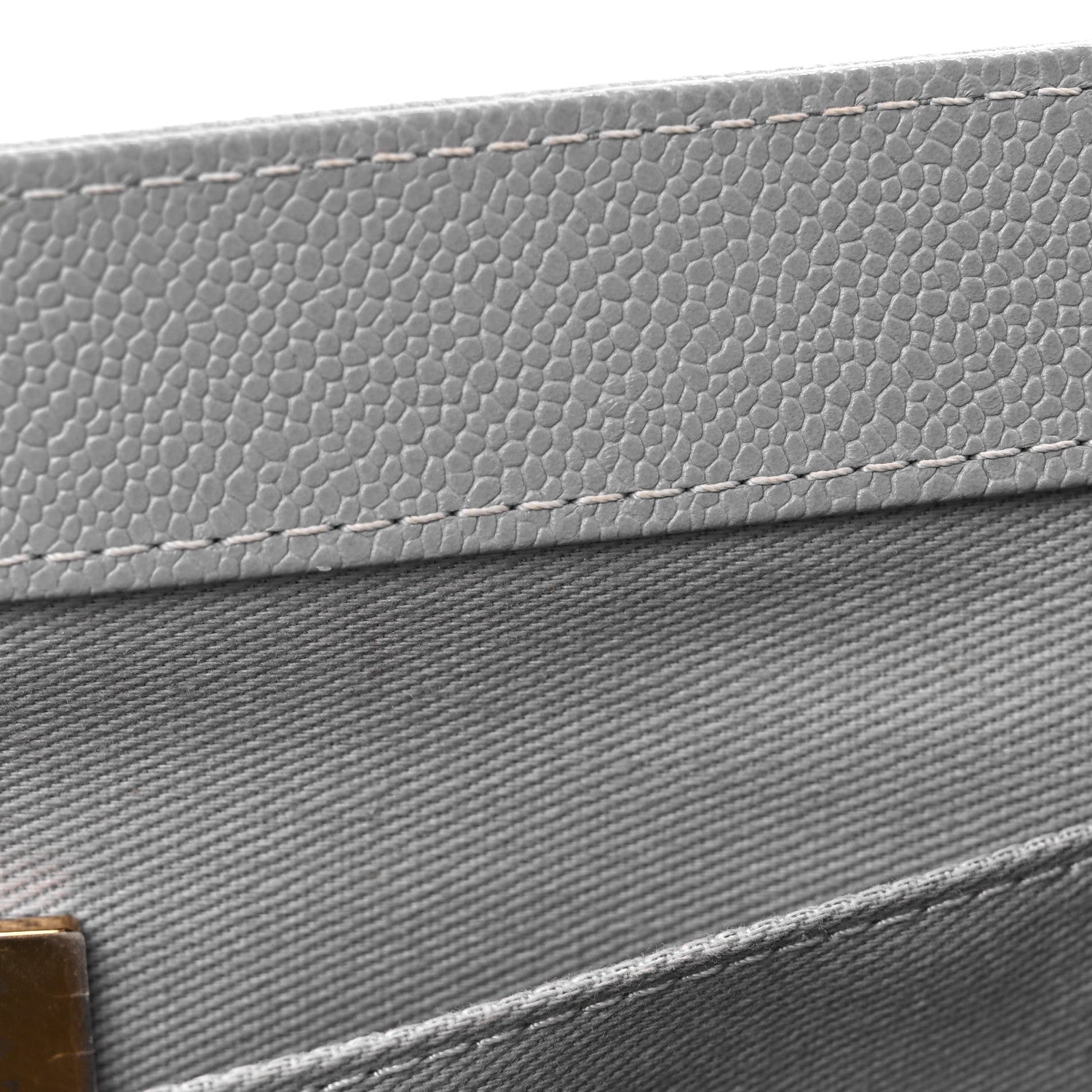 Chanel Caviar Quilted Large Business Affinity Flap Grey 10 of 12