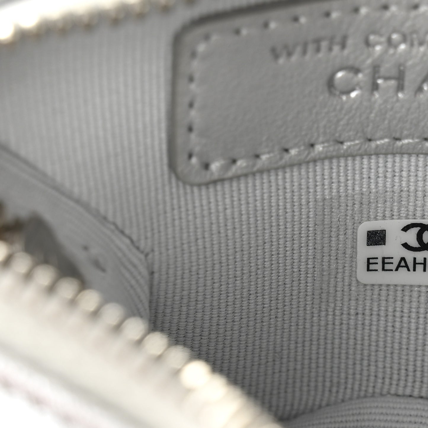 Metallic Lambskin Walk Of Fame Star Clip On Coin Purse Silver