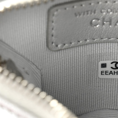 Chanel Metallic Lambskin Walk Of Fame Star Clip On Coin Purse Silver 7 of 8