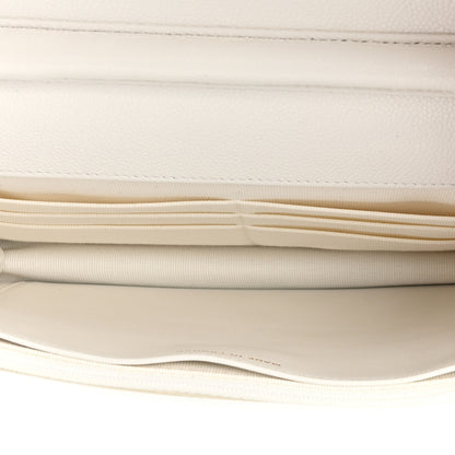 Chanel Caviar Quilted Wallet On Chain WOC White 5 of 12