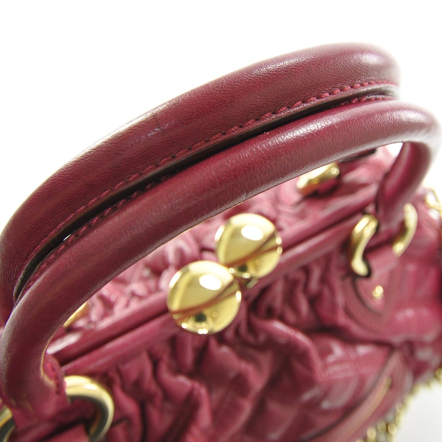 Marc Jacobs Quilted Leather Stam Fuchsia 5 of 9