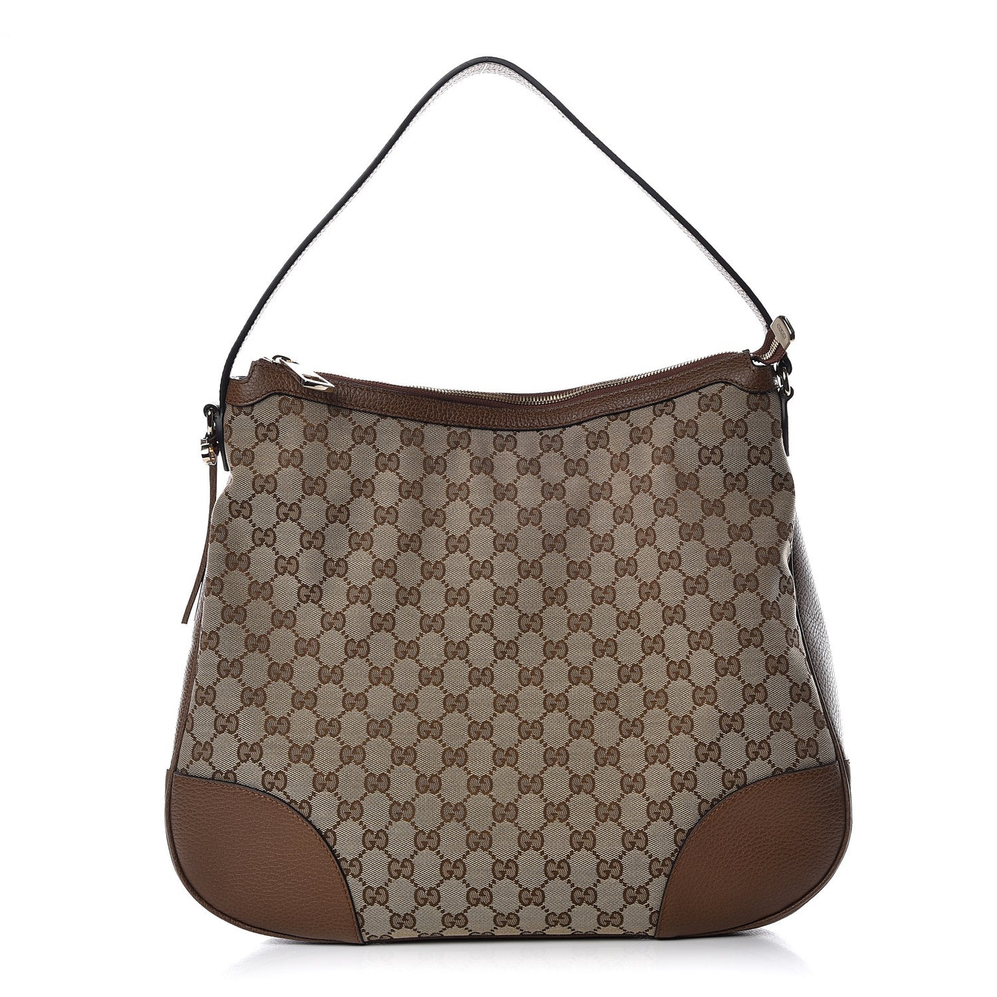 Soft GG Monogram Large Margaux Hobo Brown