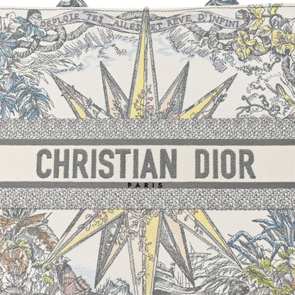Christian Dior Canvas Embroidered Large Rêve d'Infini Book Tote Multicolor 8 of 12