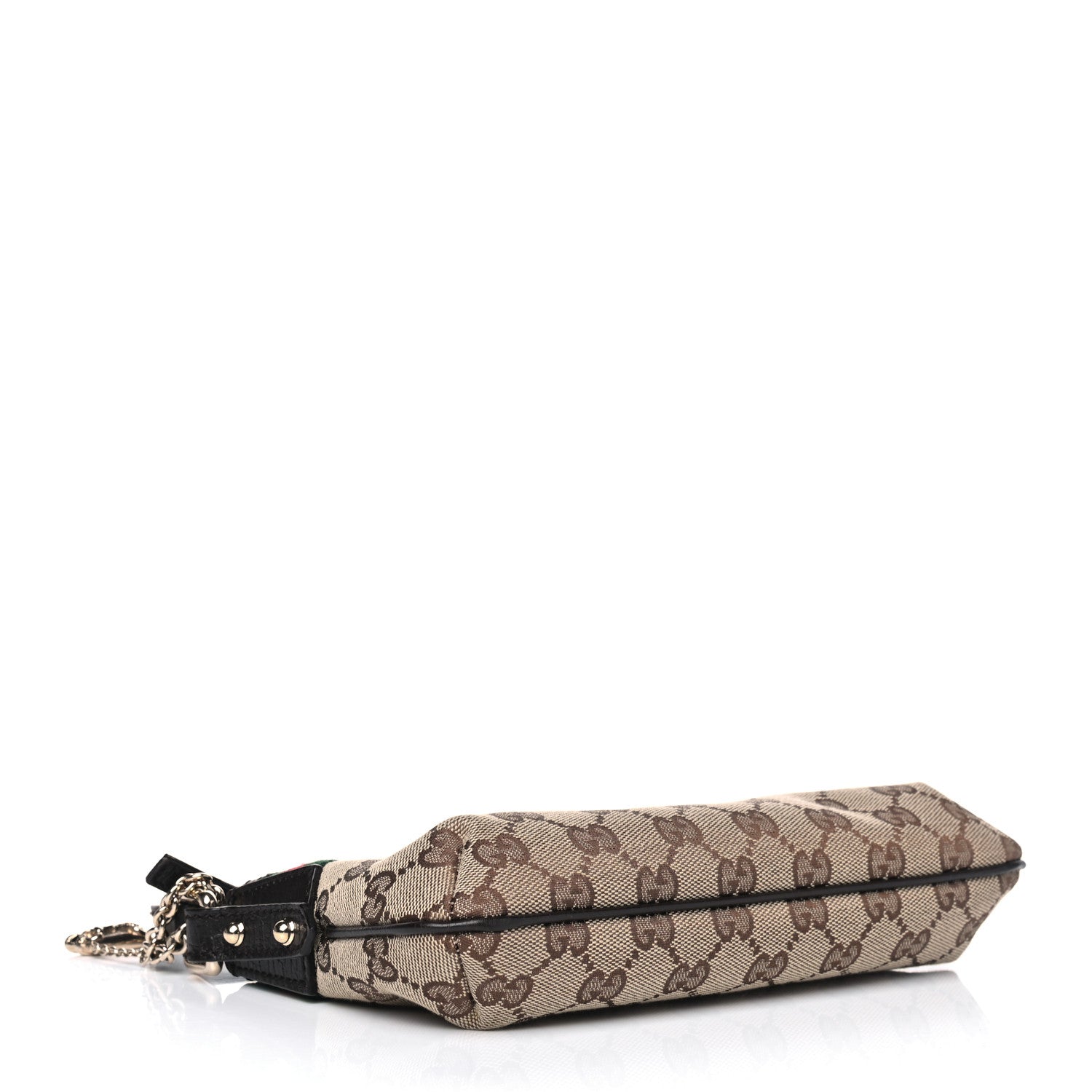 Gucci Monogram Web Pochette Dark Brown 3 of 5
