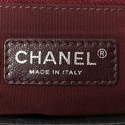 Chanel Crumpled Lambskin New Medium Studded Boy Flap Black 6 of 11