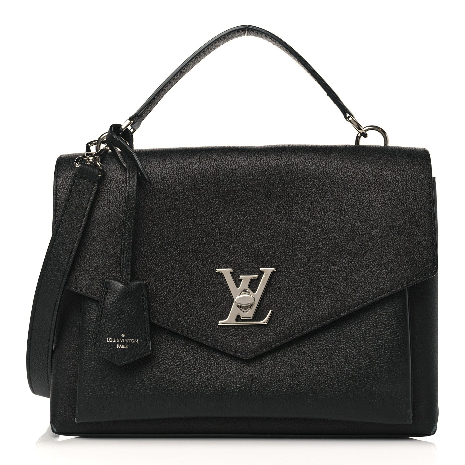 Louis Vuitton Soft Calfskin My Lockme Top Handle Black 1 of 8