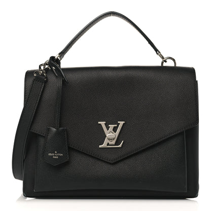 Louis Vuitton Soft Calfskin My Lockme Top Handle Black 1 of 8