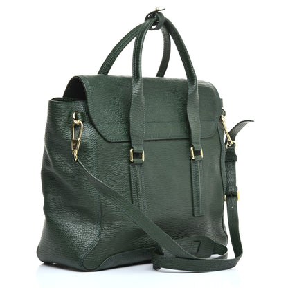 3.1 Phillip Lim Textured Calfskin Large Pashli Satchel Jade 3 of 9