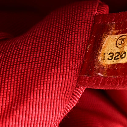 Chanel Nylon Bubble Quilt Shoulder Bag Red White 7 of 10