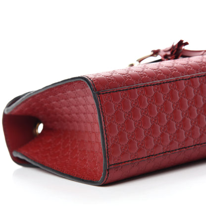 Gucci Microguccissima Medium Emily Chain Shoulder Bag Red 6 of 10