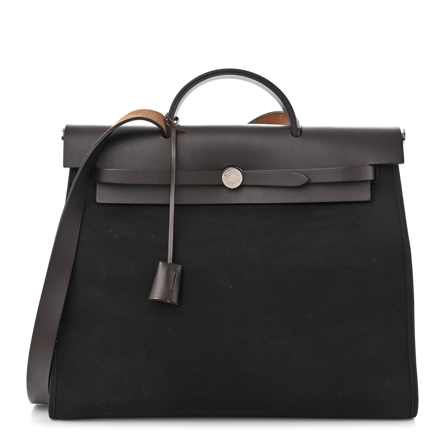 Hermes Toile Vache Hunter Herbag Zip 39 MM Black Ebene 3 of 15