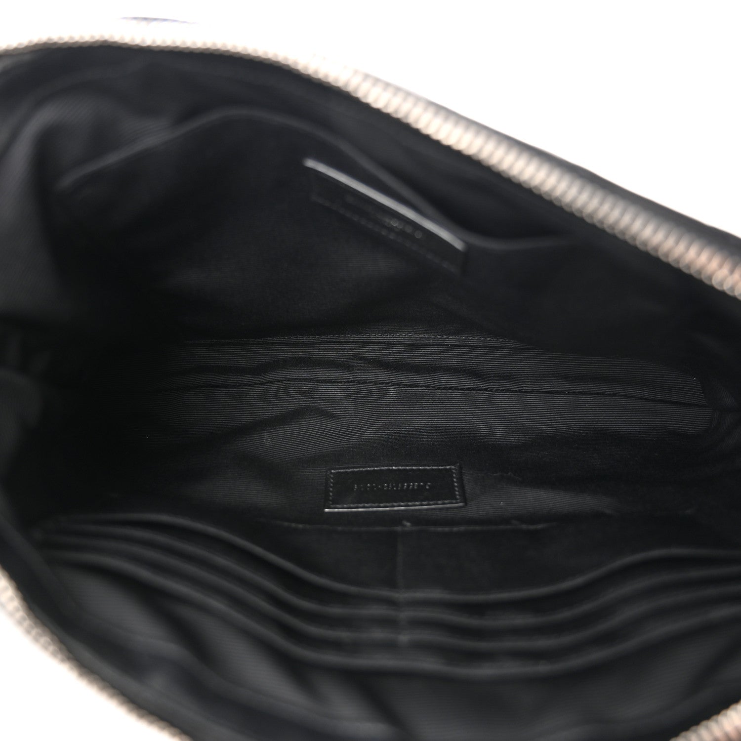 Saint Laurent Calfskin Matelasse Monogram Cassandre Tablet Pouch Black 5 of 10