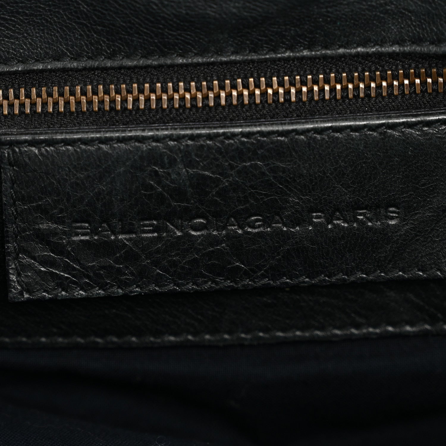 Balenciaga Agneau Classic Hardware Large Sunday Tote Black 7 of 14