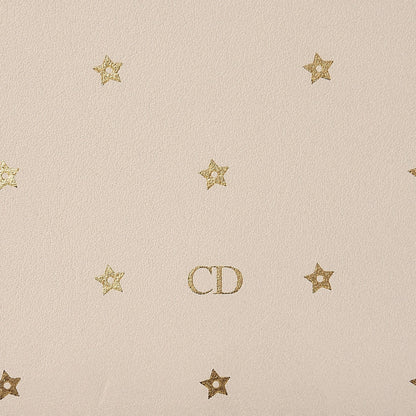 Christian Dior Calfskin Embossed Stars Wallet on Chain White Gold 7 of 8