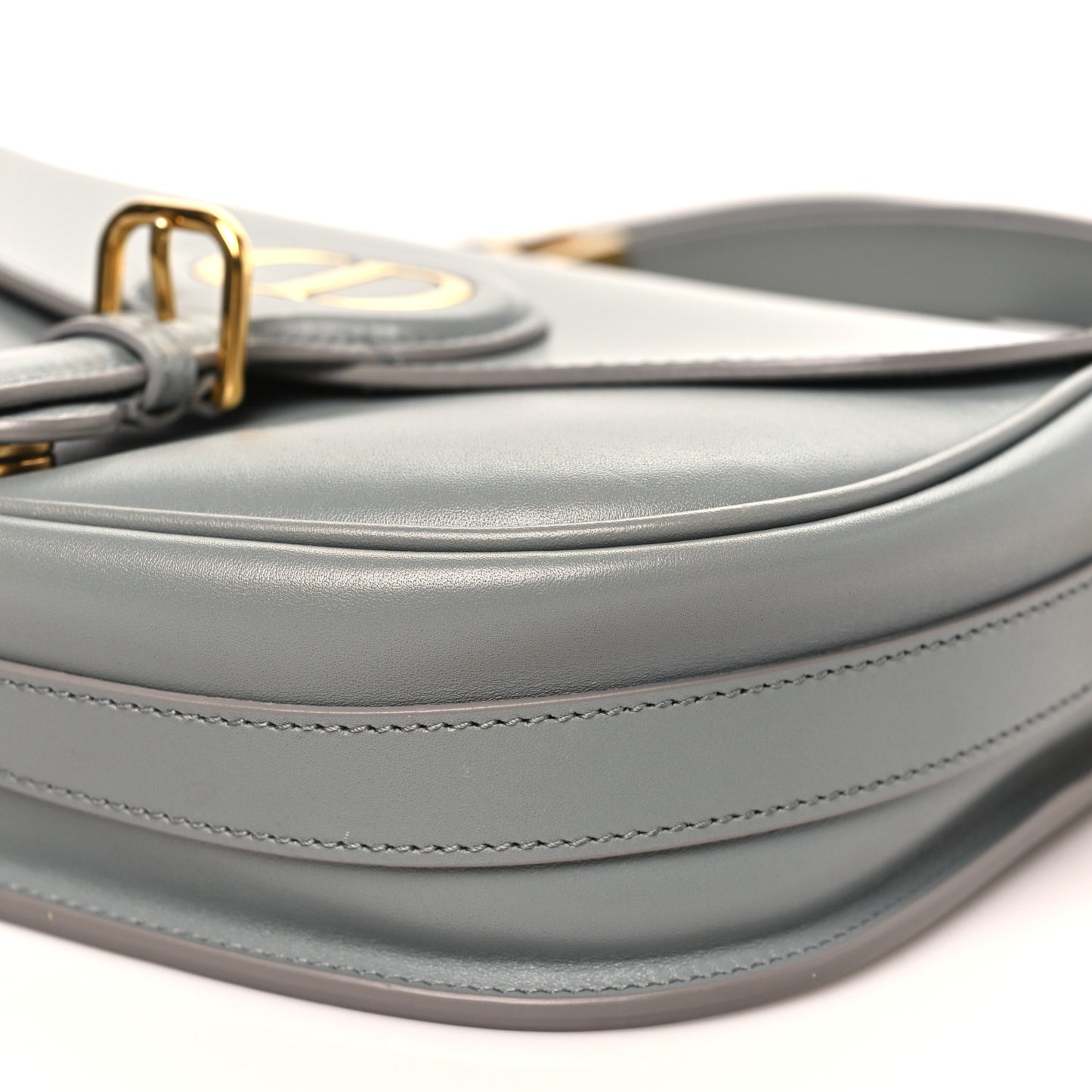 Box Calfskin Medium Bobby Flap Gray