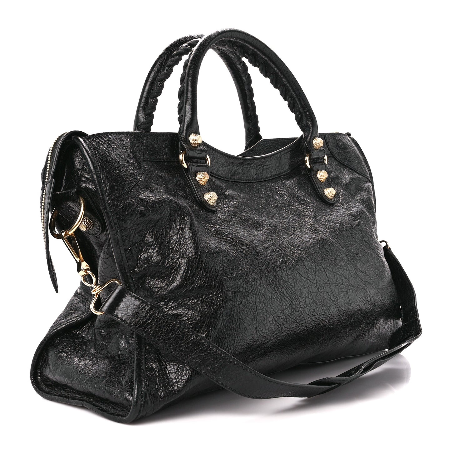 Agneau Giant 12 Gold Hardware City Black