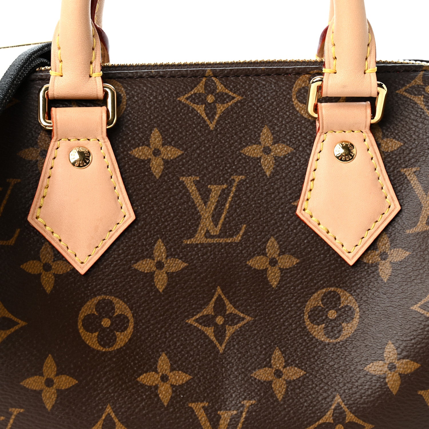 Louis Vuitton Monogram Speedy Bandouliere 20 Black 7 of 10