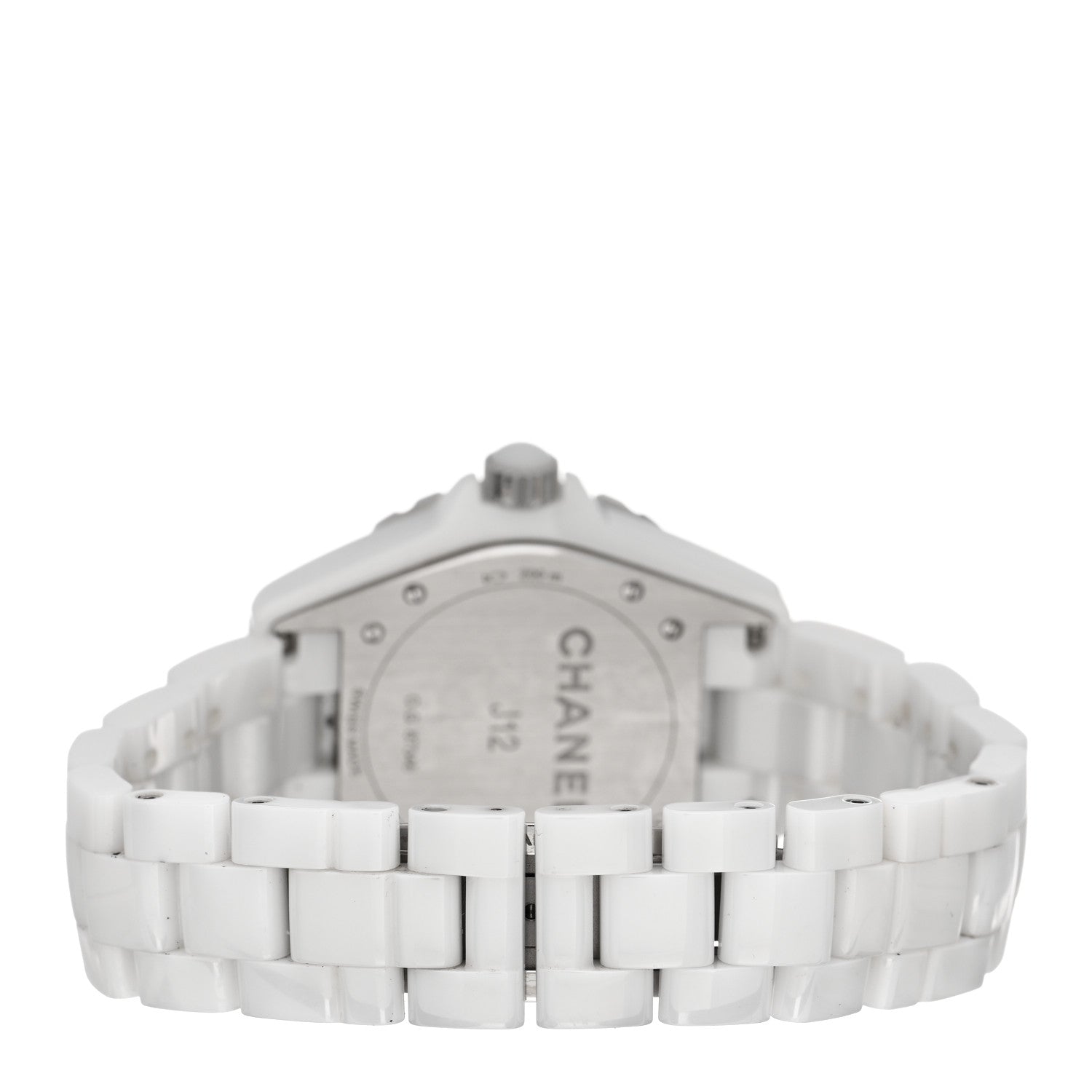 Chanel Stainless Steel Ceramic 38mm J12 Automatic Watch White 3 of 4
