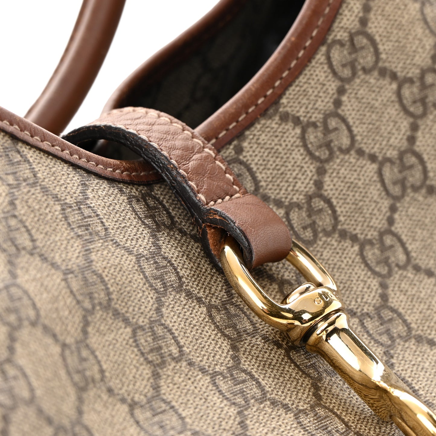 GG Plus Monogram Large Joy Shoulder Bag Brown