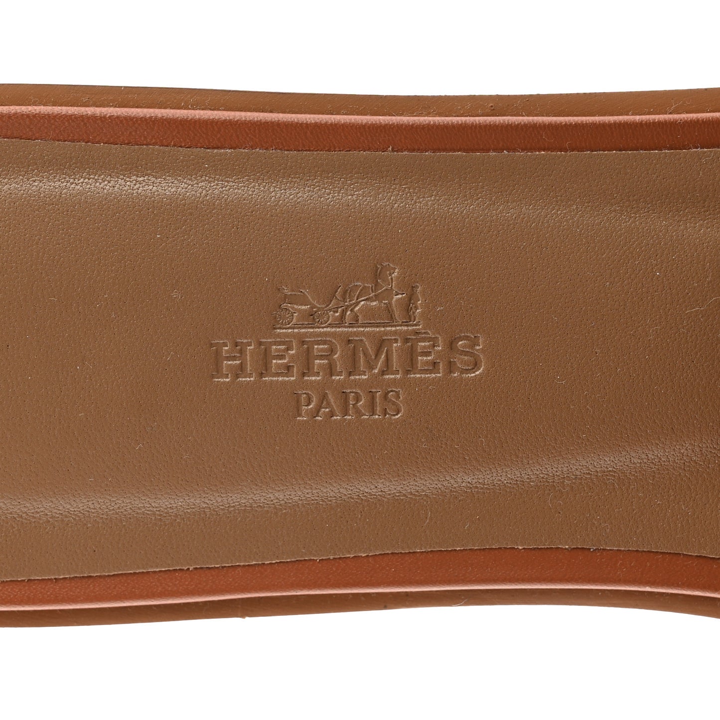 Box Calfskin Oran Sandals 38.5 Gold